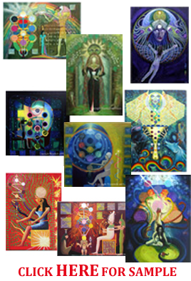 10 Kabbalah Cards - Click for sample