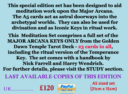 Golden Dawn Temple Tarot Meditation Set - info