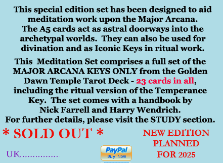 Golden Dawn Temple Tarot Meditation Set - info